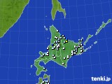 北海道地方のアメダス実況(降水量)(2018年05月31日)