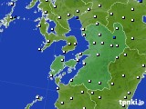 熊本県のアメダス実況(風向・風速)(2018年05月31日)