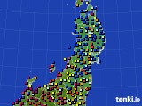 2018年06月01日の東北地方のアメダス(日照時間)