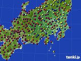 2018年06月01日の関東・甲信地方のアメダス(日照時間)