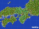 近畿地方のアメダス実況(気温)(2018年06月01日)