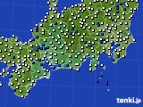 2018年06月01日の東海地方のアメダス(風向・風速)