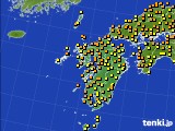 2018年06月03日の九州地方のアメダス(気温)