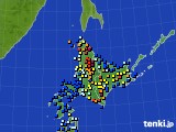 北海道地方のアメダス実況(日照時間)(2018年06月05日)