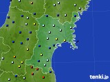 宮城県のアメダス実況(日照時間)(2018年06月05日)