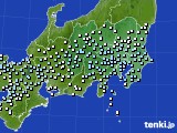 関東・甲信地方のアメダス実況(降水量)(2018年06月06日)