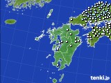 九州地方のアメダス実況(降水量)(2018年06月06日)