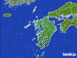 九州地方のアメダス実況(降水量)(2018年06月07日)
