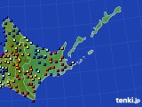 道東のアメダス実況(日照時間)(2018年06月07日)