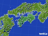 四国地方のアメダス実況(降水量)(2018年06月08日)