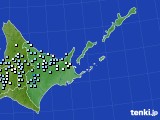 道東のアメダス実況(降水量)(2018年06月08日)