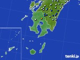 鹿児島県のアメダス実況(降水量)(2018年06月08日)