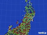 2018年06月08日の東北地方のアメダス(日照時間)