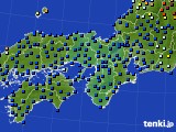 近畿地方のアメダス実況(日照時間)(2018年06月08日)