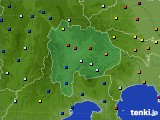 山梨県のアメダス実況(日照時間)(2018年06月08日)