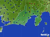 2018年06月08日の静岡県のアメダス(日照時間)
