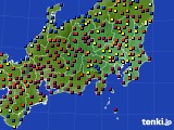 関東・甲信地方のアメダス実況(日照時間)(2018年06月09日)