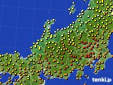 北陸地方のアメダス実況(気温)(2018年06月09日)