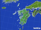 九州地方のアメダス実況(降水量)(2018年06月10日)