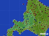 道央のアメダス実況(日照時間)(2018年06月10日)