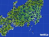 関東・甲信地方のアメダス実況(日照時間)(2018年06月11日)