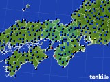 近畿地方のアメダス実況(日照時間)(2018年06月11日)