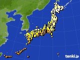 2018年06月11日のアメダス(気温)