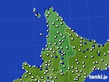 道北のアメダス実況(風向・風速)(2018年06月11日)