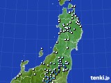 東北地方のアメダス実況(降水量)(2018年06月12日)