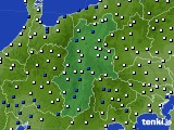 長野県のアメダス実況(風向・風速)(2018年06月12日)