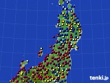 東北地方のアメダス実況(日照時間)(2018年06月14日)