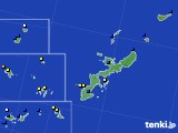 沖縄県のアメダス実況(風向・風速)(2018年06月14日)