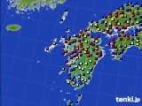 九州地方のアメダス実況(日照時間)(2018年06月15日)