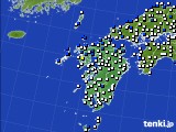 九州地方のアメダス実況(風向・風速)(2018年06月15日)