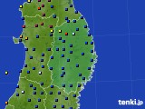 2018年06月16日の岩手県のアメダス(日照時間)