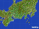 東海地方のアメダス実況(気温)(2018年06月17日)