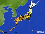 2018年06月17日のアメダス(気温)