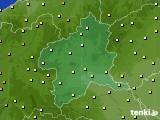 群馬県のアメダス実況(気温)(2018年06月17日)