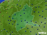 群馬県のアメダス実況(日照時間)(2018年06月18日)