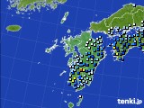 九州地方のアメダス実況(降水量)(2018年06月20日)