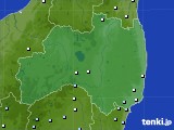 福島県のアメダス実況(降水量)(2018年06月20日)