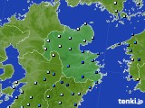 大分県のアメダス実況(降水量)(2018年06月20日)
