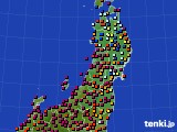 東北地方のアメダス実況(日照時間)(2018年06月22日)