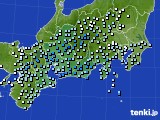 東海地方のアメダス実況(降水量)(2018年06月23日)