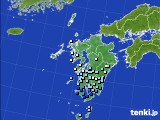 九州地方のアメダス実況(降水量)(2018年06月23日)