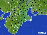 三重県のアメダス実況(降水量)(2018年06月23日)