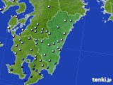 宮崎県のアメダス実況(降水量)(2018年06月23日)