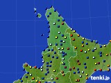 道北のアメダス実況(日照時間)(2018年06月23日)