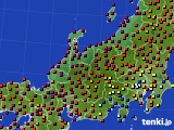 北陸地方のアメダス実況(日照時間)(2018年06月24日)