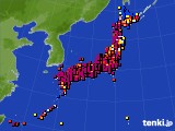 2018年06月25日のアメダス(日照時間)